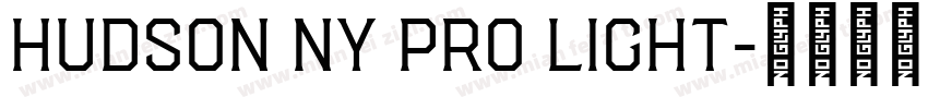 Hudson NY Pro Light字体转换